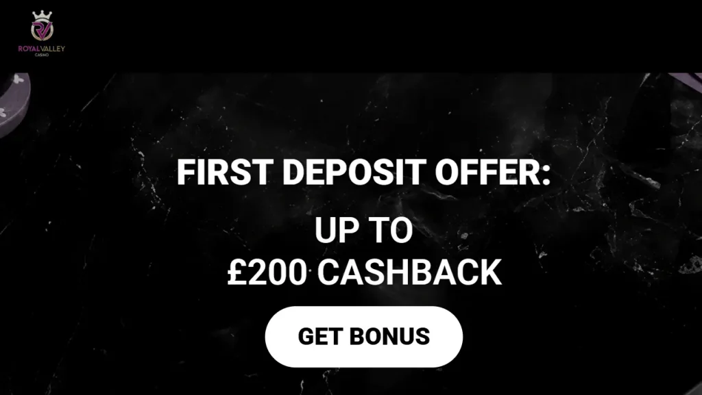 Current Royal Valley Casino welcome promotion and terms page